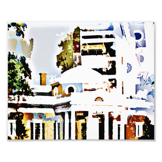 Impression Photo Monticello - Maison de Thomas Jefferson en Virgini (Devant)