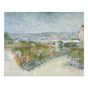 Impression Photo Montmartre Derrière Moulin de la Galette par Van G