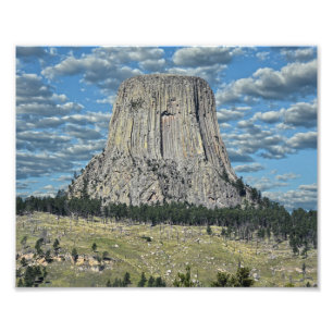 Impression Photo Monument national de Devils Tower, Wyoming