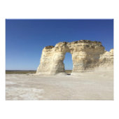 Impression Photo Monument Rocks Formation rocheuse du Kansas (Devant)