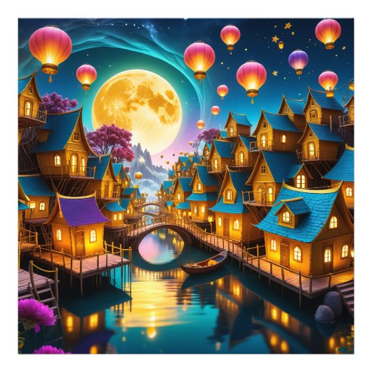 Impression Photo Moon Village (Devant)