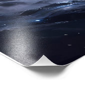 Impression Photo Moonlit White Tiger Guardian – Blue Fantasy Spirit (Coin)