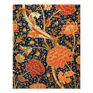 Impression Photo Morris - Crayon, motif floral coloré