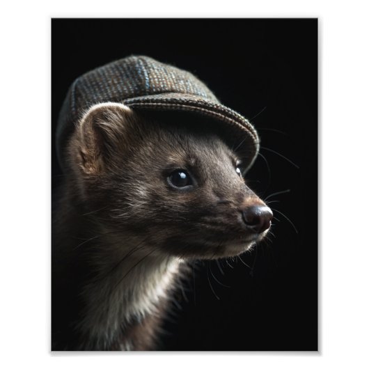 Impression Photo Mortimer "Morty" Quick - Pine Marten - (Devant)