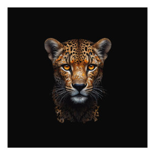Impression Photo Mosaic Cheetah Portrait