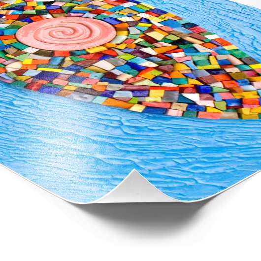 Impression Photo Mosaïque de déesse (Coin)