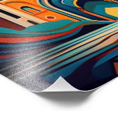 Impression Photo Mosquée sereine sous le coucher du soleil : Impres (Coin)