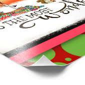 Impression Photo Most Wonderful Time Festive Deer Tree Christmas  (Coin)