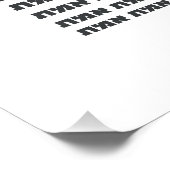 Impression Photo Mot de typographie hébraïque "EMMET" - La vérité (Coin)