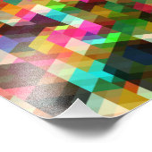 Impression Photo Motif Abstrait (Coin)