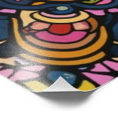 Impression Photo Motif Abstrait coloré (Coin)