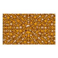 Motif Abstrait Rouge Or Bohème Marocain