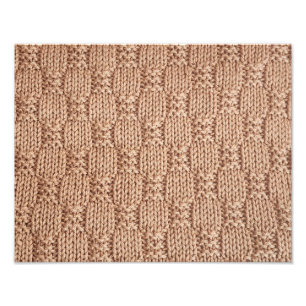 Impression Photo Motif Bubble Knit Stitch par Shirley Taylor