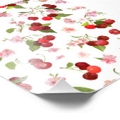 Impression Photo Motif cerise 1 (Coin)