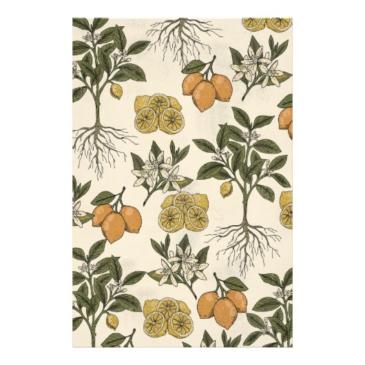 Impression Photo Motif Citron Vintage (Devant)