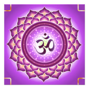 Impression Photo Motif Crown Chakra