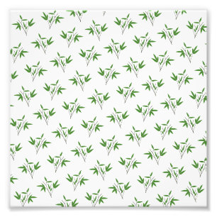 Impression Photo Motif de bambou twig