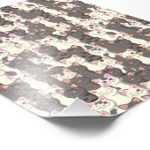 Impression Photo Motif de chats blancs et gris (Coin)