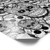 Impression Photo Motif de crânes de sucre (Coin)