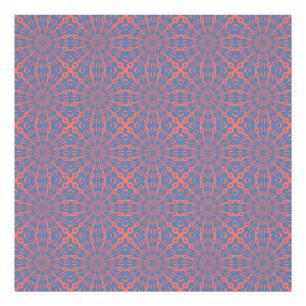 Impression Photo Motif de formes en corail vivant et bleu pacifique
