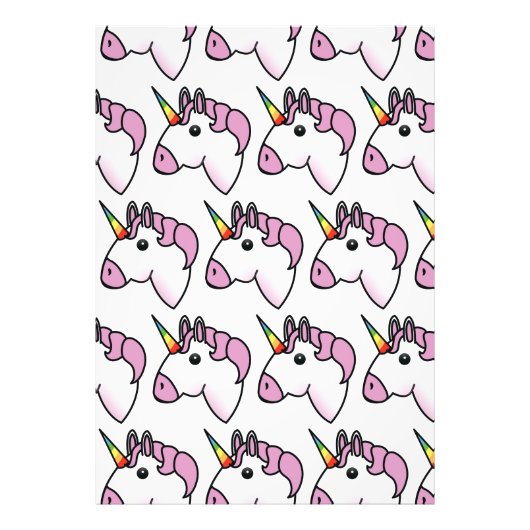 Impression Photo Motif de licorne mignonne (Devant)