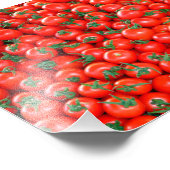 Impression Photo Motif de tomates cerises rouges (Coin)