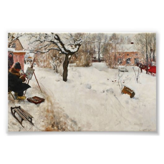 Impression Photo Motif d'hiver Åsögatan (Devant)