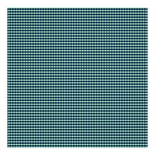 Impression Photo Motif diamant répétitif bleu marin et menthe