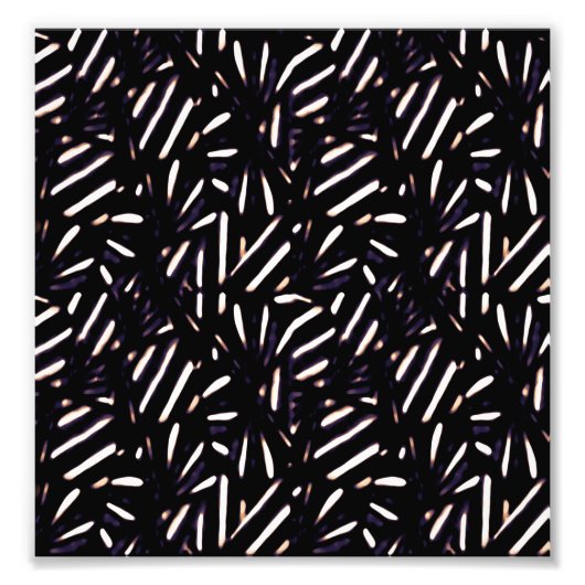 Impression Photo Motif d'impression moderne Zebra (Devant)