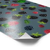 Impression Photo Motif framboise 2 (Coin)