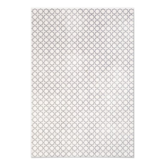 Impression Photo Motif géométrique beige islamique (Devant)