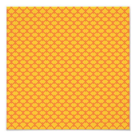 Impression Photo Motif jaune et orange (Devant)