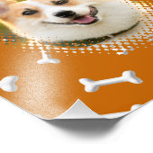 Impression Photo Motif osseux Chien Frame Art (Coin)