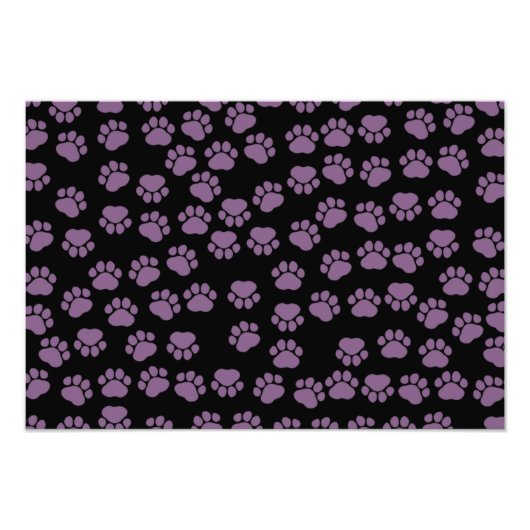 Impression Photo Motif Paw, Paws Violets, Paws Chiens, Paws Animaux (Devant)