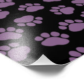 Impression Photo Motif Paw, Paws Violets, Paws Chiens, Paws Animaux (Coin)