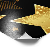 Impression Photo Motif sans couture avec étoiles d'or (Coin)