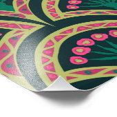 Impression Photo motif vert en forme de coque (Coin)