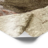 Impression Photo Motifs de briques dans le Colisée à Rome, Italie (Coin)