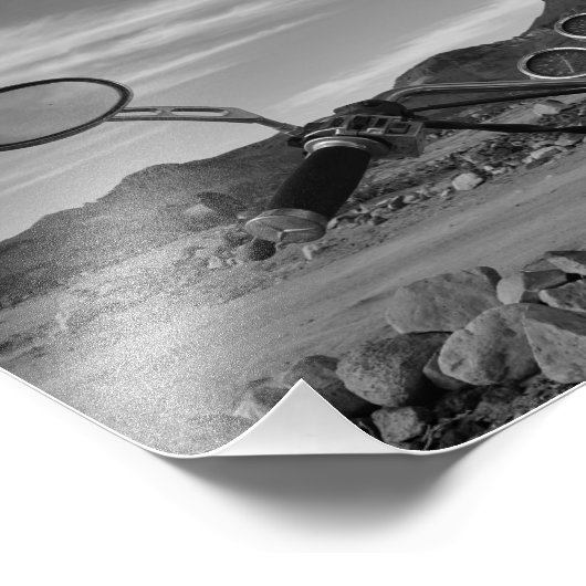 Impression Photo Moto Ouest (Coin)