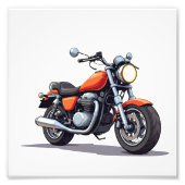 Impression Photo Motocycle (Devant)