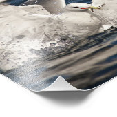 Impression Photo Mouettes émergentes (Coin)