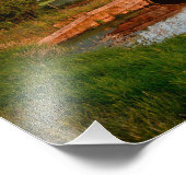 Impression Photo Moulin à vin à la campagne en Hollande (Coin)