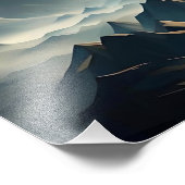 Impression Photo Mountain Castle Landscape Print (Coin)