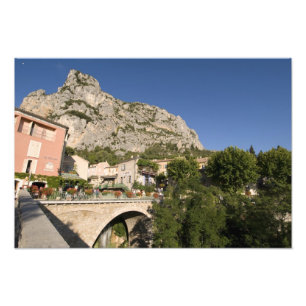 Impression Photo Moustiers-Sainte-Marie, Provence, France.