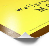 Impression Photo Mozart face à la musique (Coin)