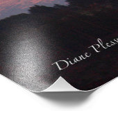 Impression Photo Mt.. Hood Janvier coucher du soleil (Coin)