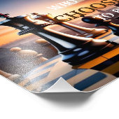 Impression Photo mur d'échecs inspirant (Coin)