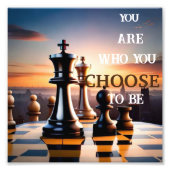 Impression Photo mur d'échecs inspirant (Devant)