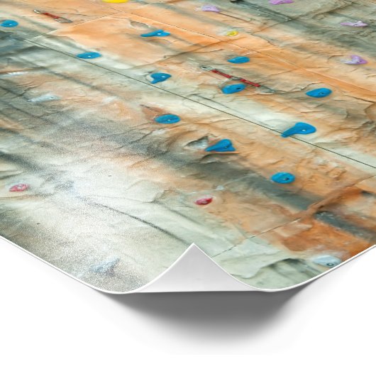 Impression Photo Mur d'Escalade de roche intérieure (Coin)