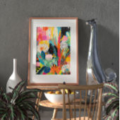 Impression Photo Mur tendance Art Abstrait Imprimer Décor Dopamine